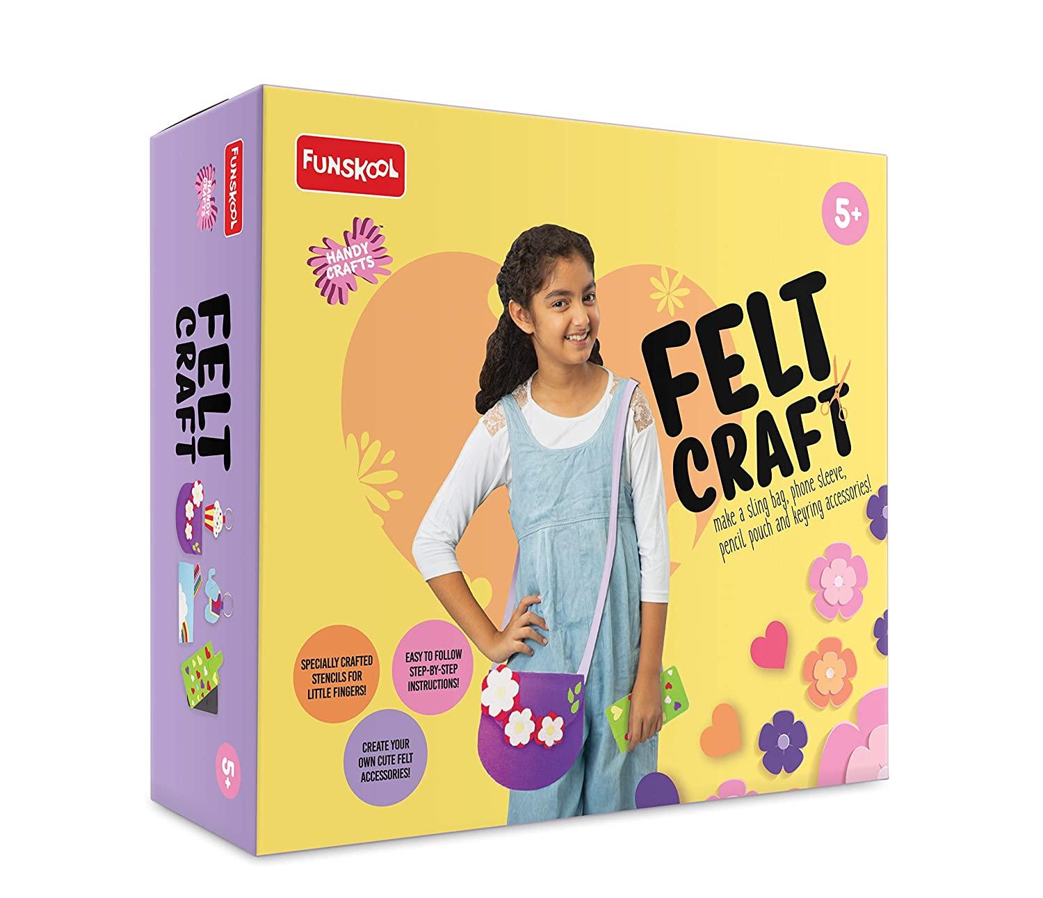 Funskool Handycrafts Felt Craft - DIY Art & Craft Kits for Ages 5+